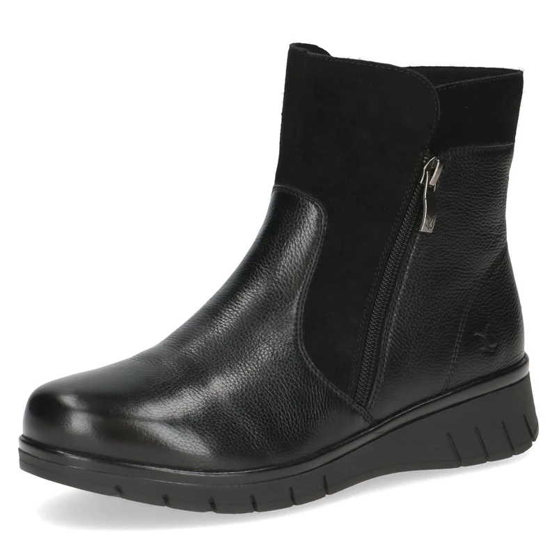 CAPRICE Women's Damen 9-26454-45 Fashion Boot, Black (Black Comb), 3.5 UK
