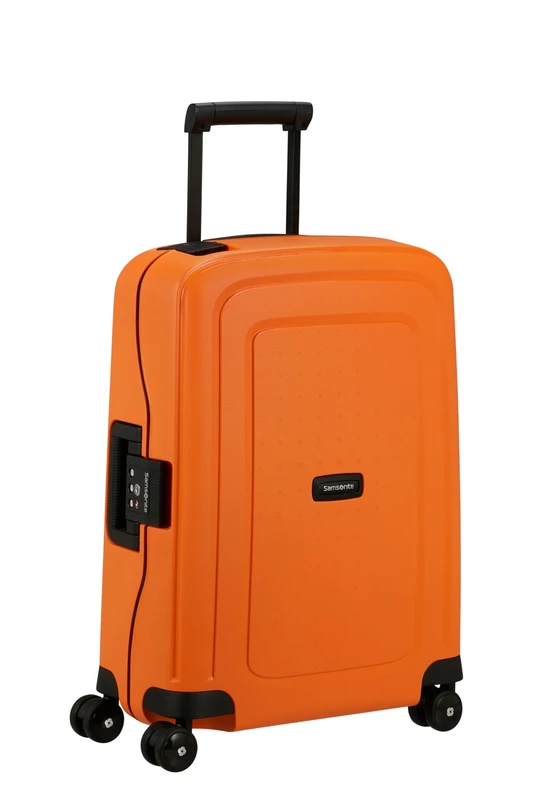 Samsonite S'Cure - Spinner S, Hand Luggage, S (55 cm), 34 L, Orange (Apricot)