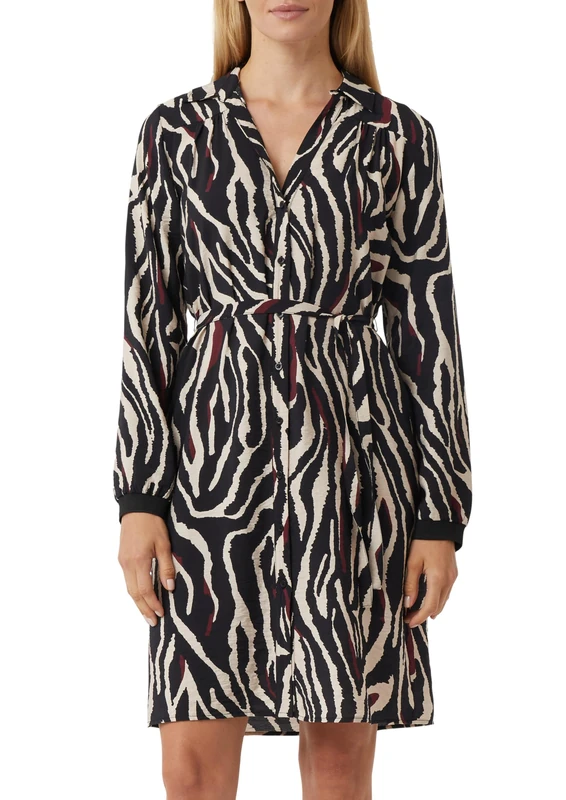 comma Women's 2168646 Dress, 49A4, 14