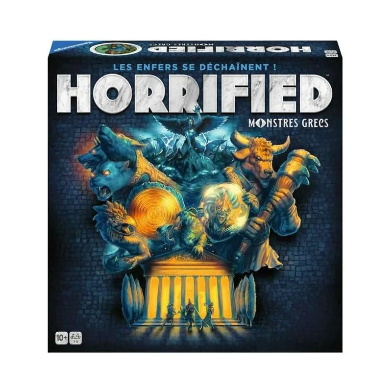 Ravensburger - Greek Horrified - Cooperative and Immersive Board Game for 1-5 Players and Ages 10+ - 45 to 60 Minutes - 22583 - French Version