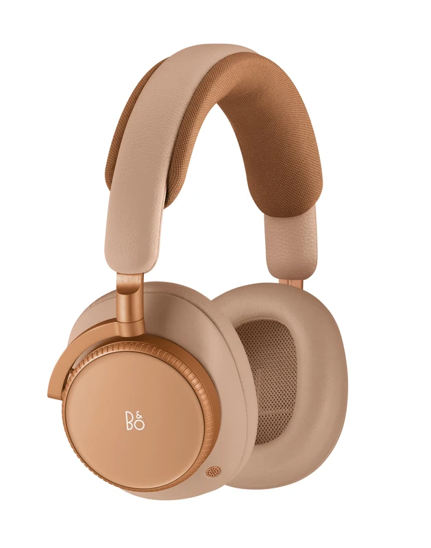 Bang & Olufsen Beoplay H100 - Premium Wireless Active Noise Cancelling Over-Ear Headphones with Protective Carrying Case - Sunset Apricot