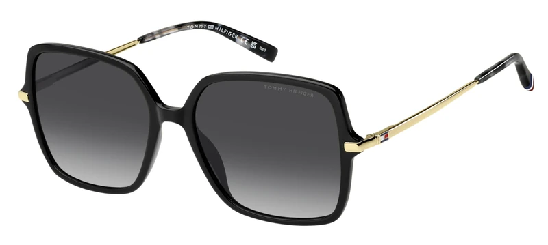 GAFAS TOMMY HILFIGER - Modelo: TH 2220/S_ C: BLACK/Eye size: 57 - Bridge size: 17