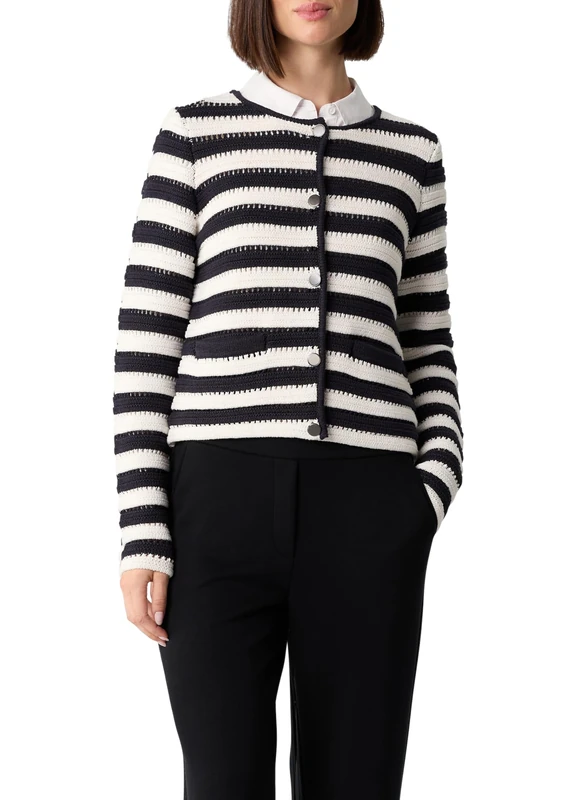 comma Women's 2168921 Cardigan Sweater, 01 x 1, 18