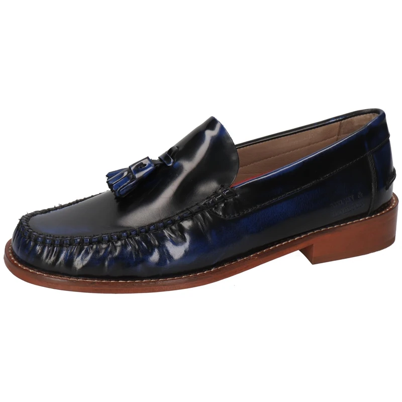 Melvin & Hamilton Men's Edward 3 Brushoff Blue Loafer, 8 UK