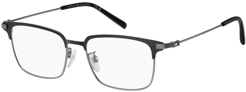 GAFAS TOMMY HILFIGER - Modelo: TH 2235/F_ C: MATTE BLACK RUTHENIUM/Eye size: 53 - Bridge size: 17