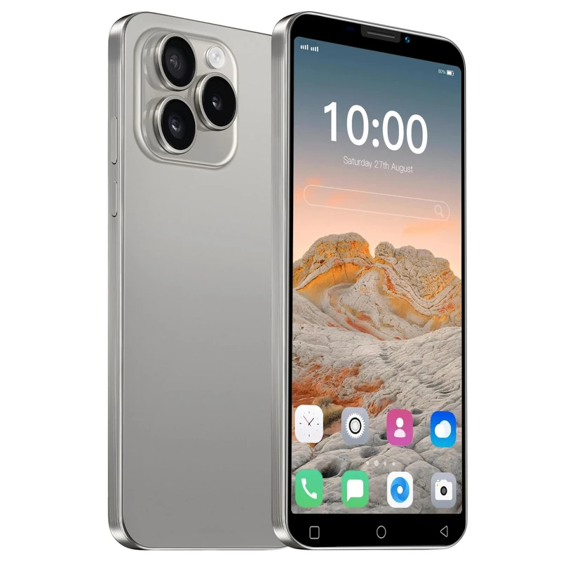 JtQtJ Mobile Phone of the Day Offer, 5.0" IPS Display, Dual SIM, 16GB ROM, Dual Cameras, Support:Wifi,GPS,Bluetooth,Face ID Cheap Phone (JtQ15P-Grey)