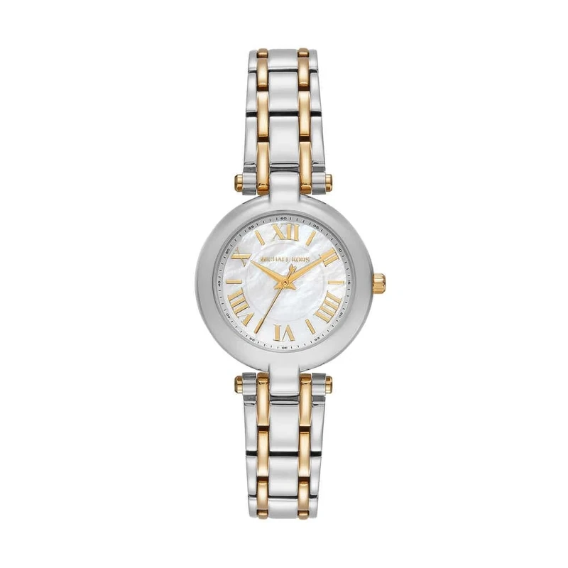 Michael Kors Laney Watch for Women, Quartz Three Hand Movement with Stainless Steel Strap