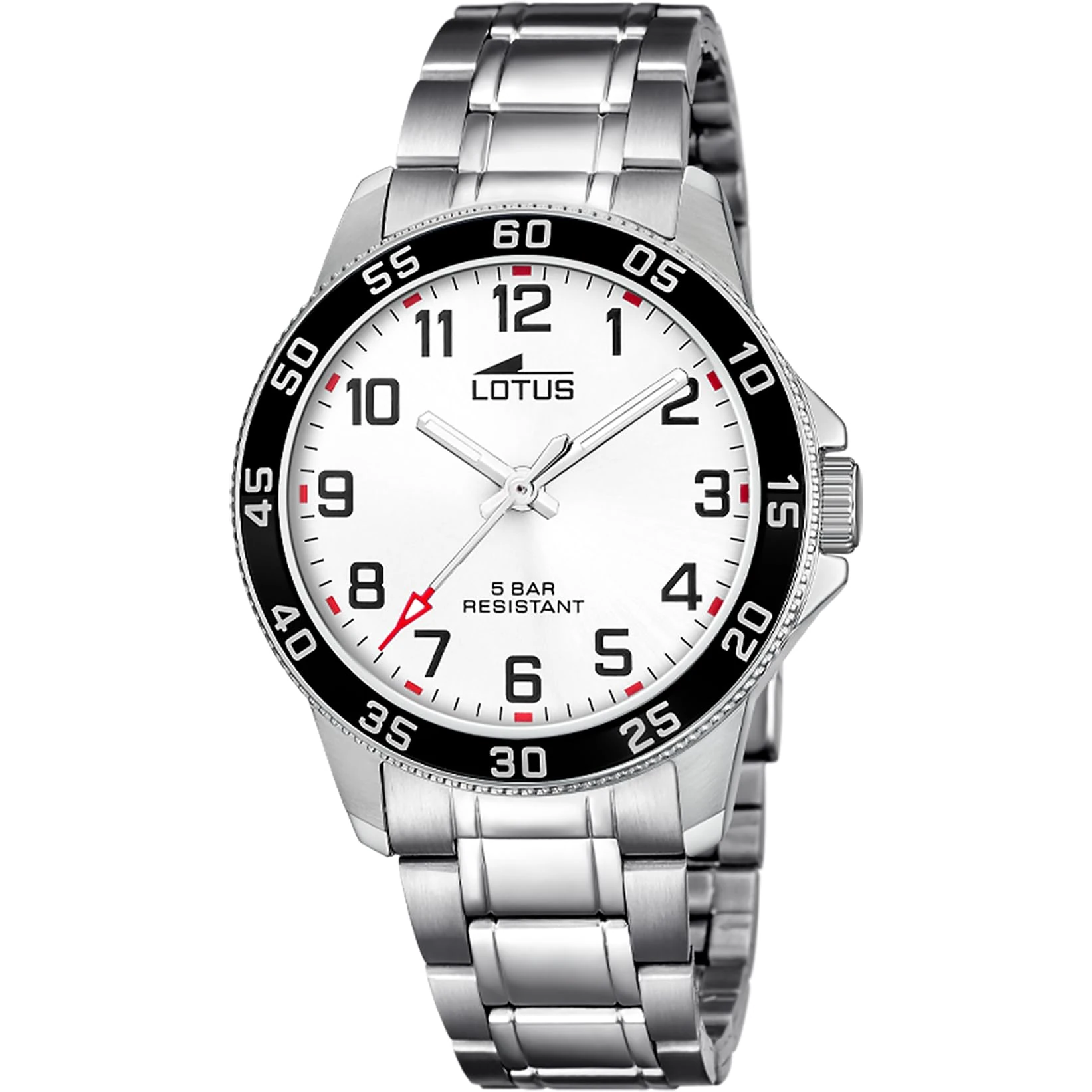 Lotus Unisex Stainless Steel Watch with Steel Bracelet 18786/4