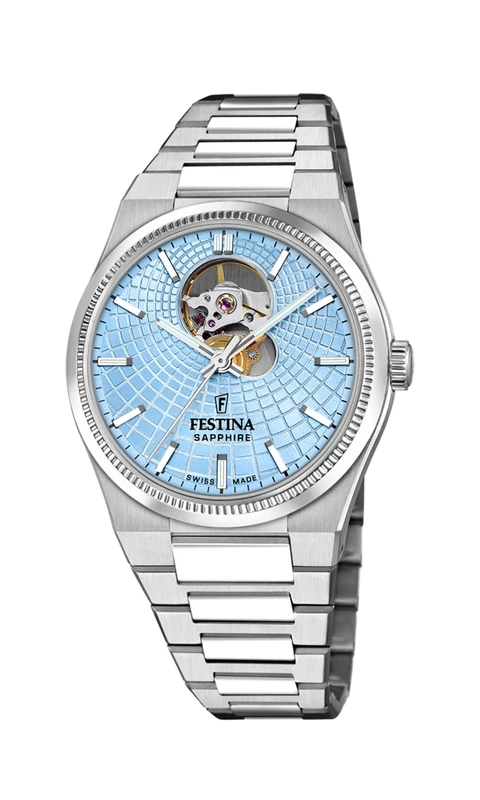 Festina Swiss Made Mens Steel Automatic Watch with Bracelet F20053/5