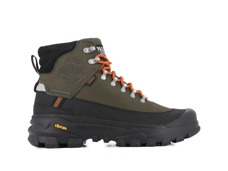 Palladium Unisex PALLARIDER Thins WP+ Ankle Boot, Olive Night/Black, 42 EU, Olive Night Black, 9 UK - Image 1
