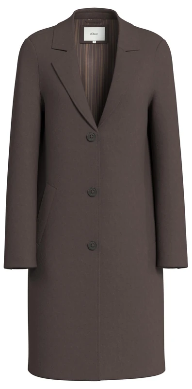 s.Oliver Lapel Collar Coat, 89w7, 44