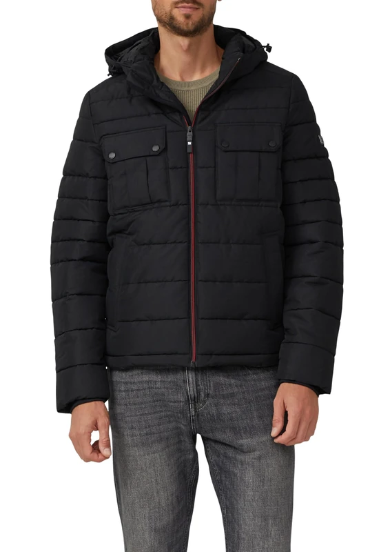 s.Oliver Puffer Jacket with Removable Hood, 9999, XXL