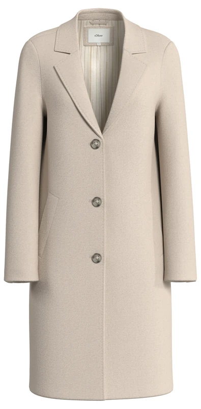 s.Oliver Lapel Collar Coat, 81W9, 42