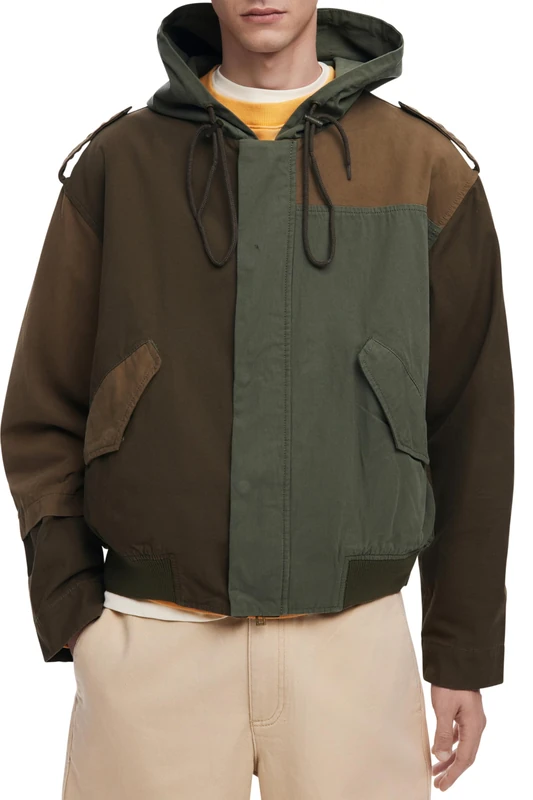 Desigual CHAQ_MILITARY PATCHES, 4092 KAKI, S