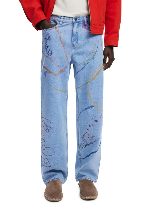 Desigual Denim_PAU, 5053 Denim Medium WASH, 32