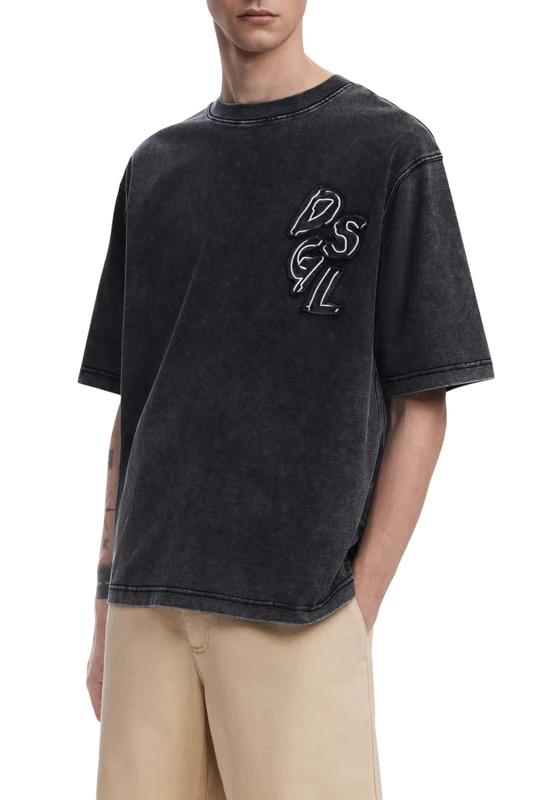 Desigual TS_Cardiff_Mickey, 2000 Black, L