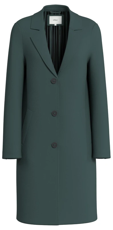 s.Oliver Lapel Collar Coat, 6933, 42