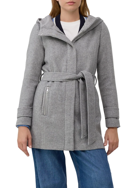 s.Oliver Coat with Belt, 97W2, 36 - Image 1