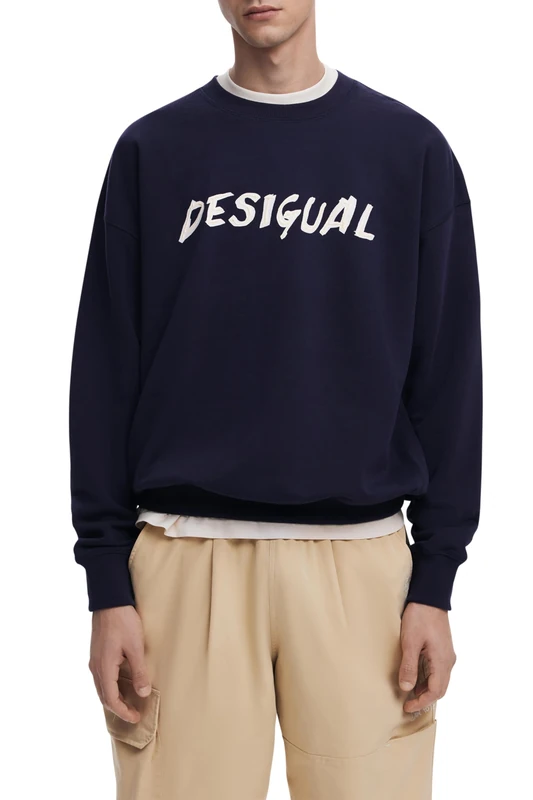 Desigual Sweat_Phil, 5000 Navy, XL - Image 1
