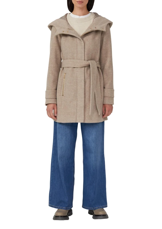 s.Oliver Coat with Belt, 81W8, 13 UK