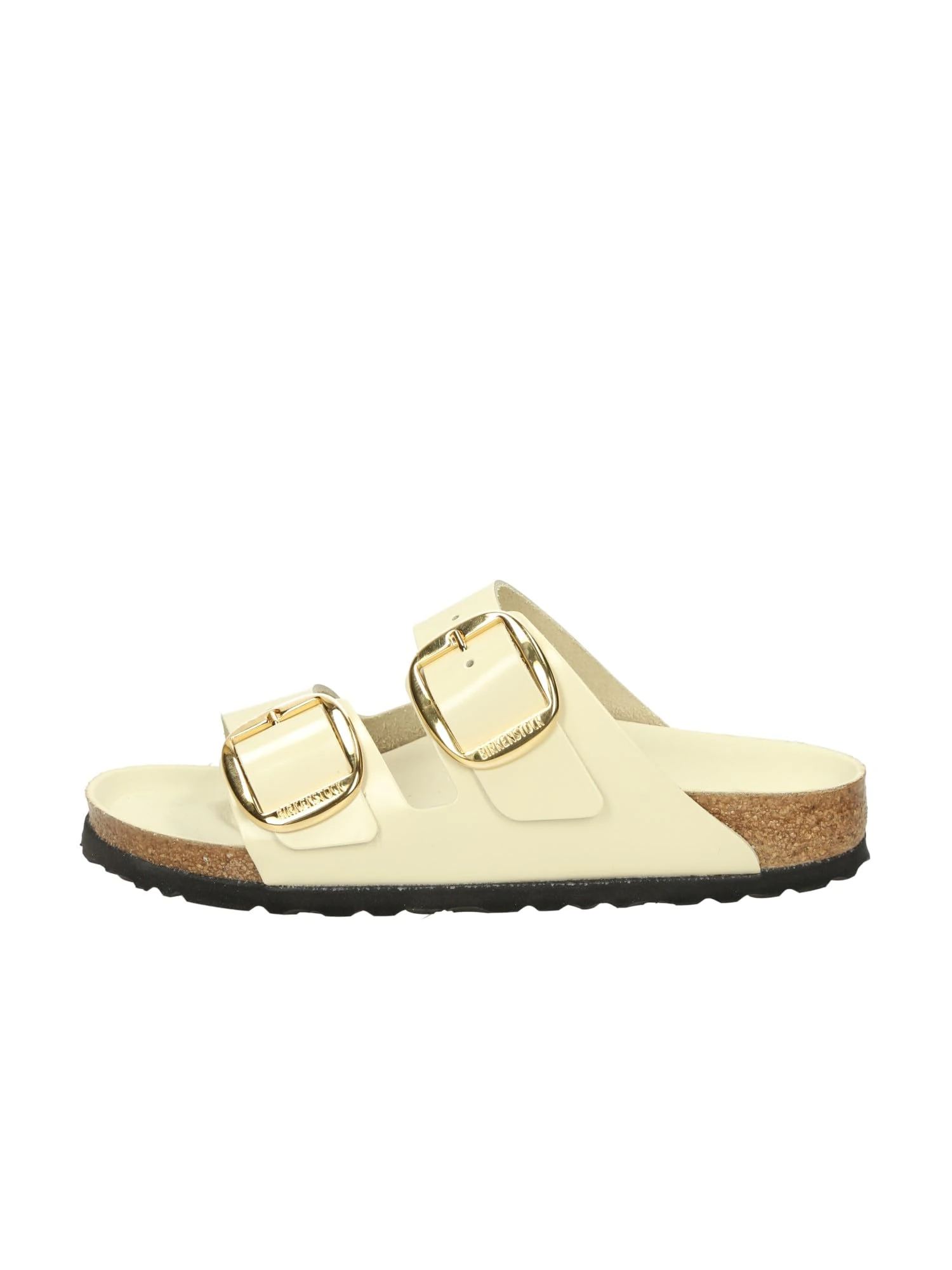 Birkenstock Arizona Unisex Adult Sandals, Shine Ecru N, 8 UK