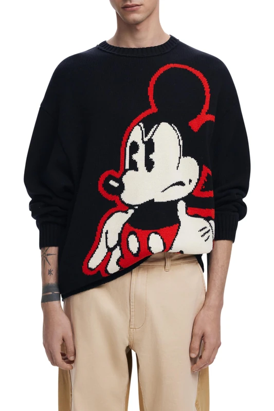 Desigual JERS_Swindon_Mickey, 2000 Black, XXL