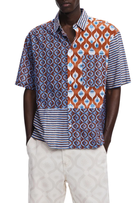 Desigual CAM_Vicente, 5109 Azul Federal, XL