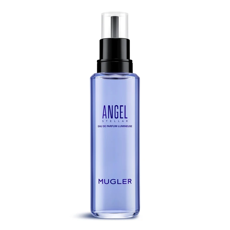 Mugler Angel Stellar Eau de Parfum Lumineuse Spray for Women, Ambery Gourmand Scent with Pistachio, Bergamot & Vanilla, 100ml Refill