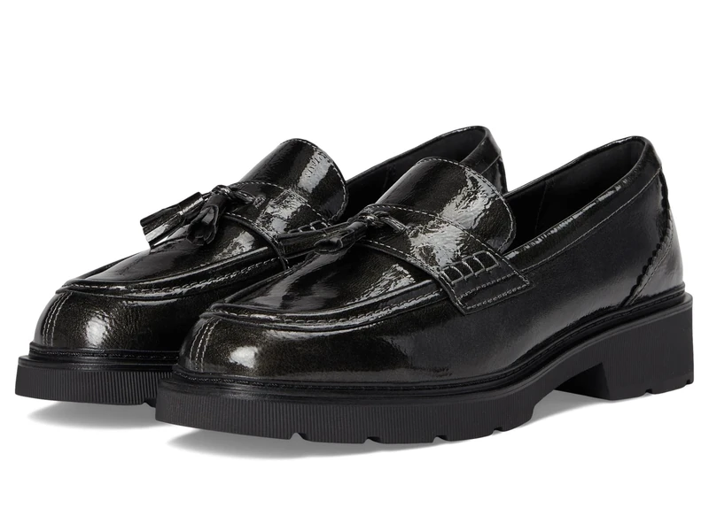 Clarks Women's Lauryl Tassel Loafer, Gun Metal, 2.5 UK