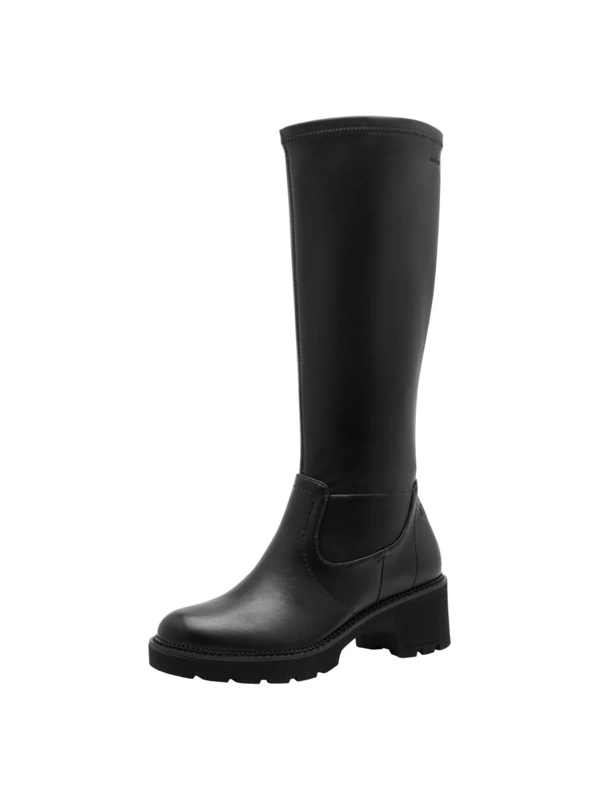 Tamaris Comfort Women’s Boots with Removable Footbed Water-Repellent, Black Nappa, 6 UK
