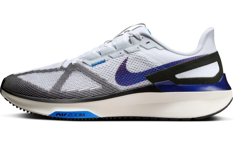 NIKE HV5222-100 AIR Zoom Structure 25 Men White/Photo Blue-Black-SAIL UK 10