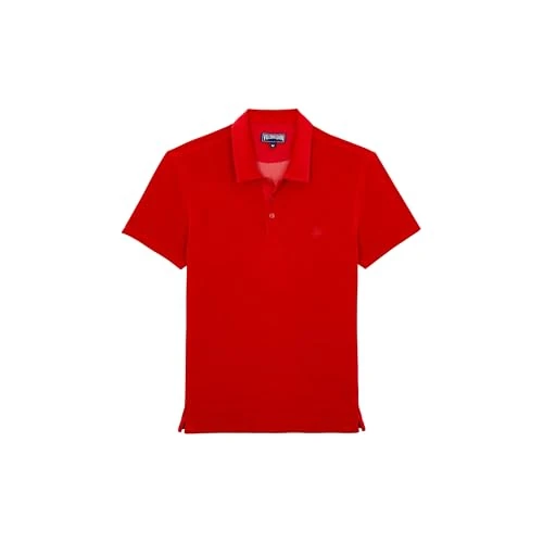 Vilebrequin, Terry Polo Shirt Solid, S, Lipstick