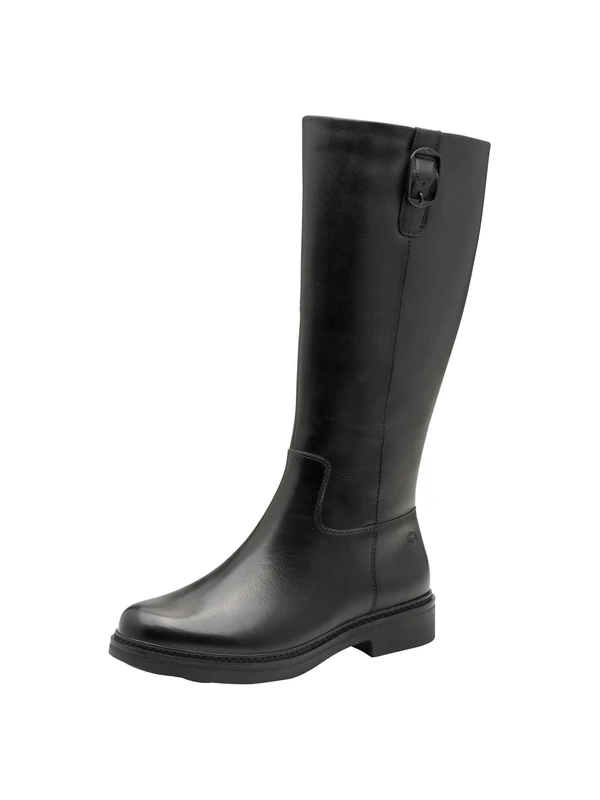 Tamaris Comfort Women’s Boots with Stretch Knee-High, Black, 4 UK - Image 1