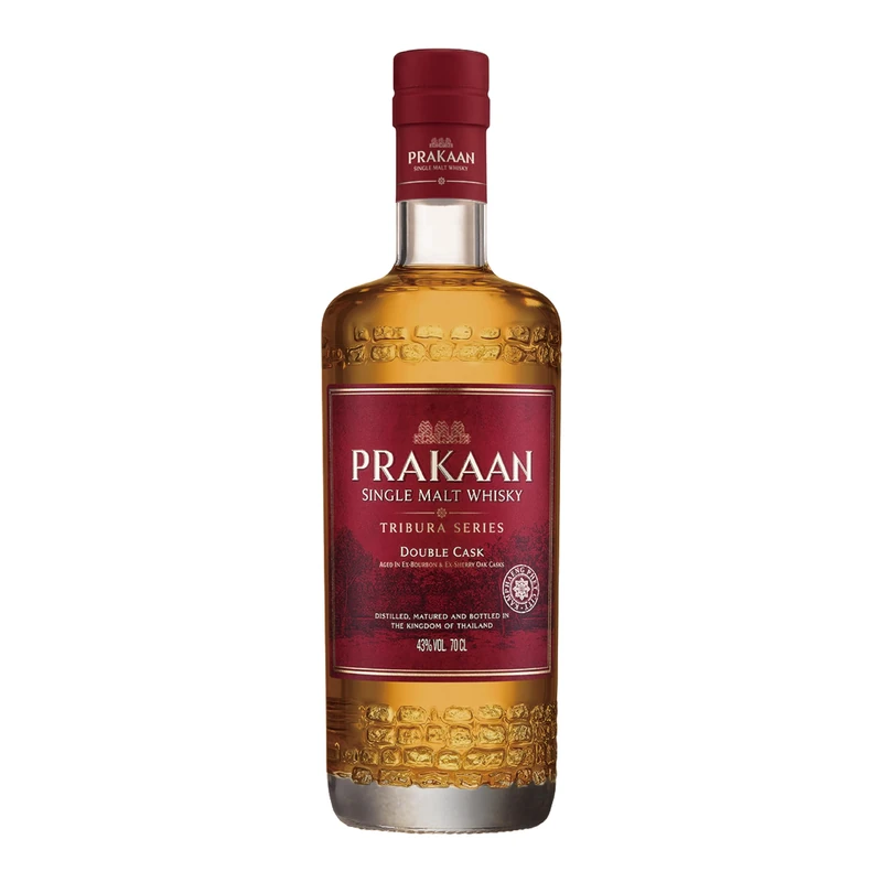 Prakaan Double Cask Single Malt Thai Whisky - 70cl, 43% ABV