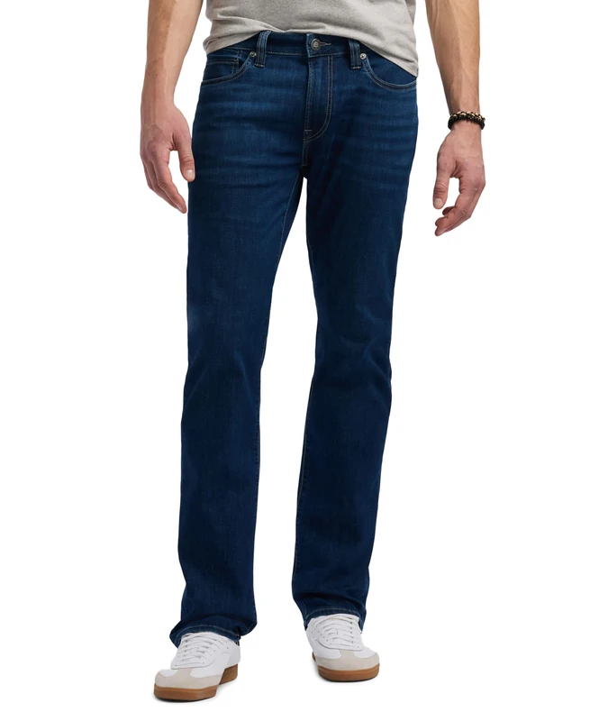 Buffalo David Bitton Men's Straight Six Jeans, Authentic Worked, 30W x 32L