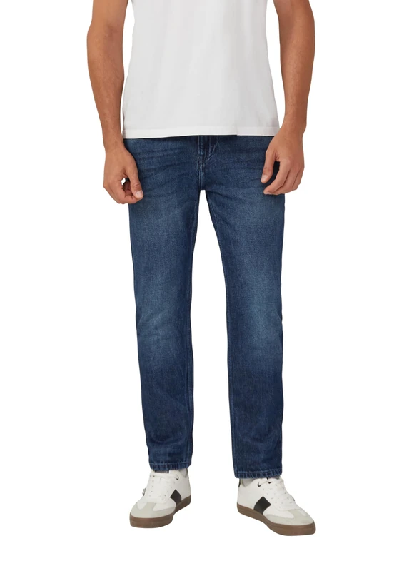 s.Oliver Benito Jeans Regular Fit Mid Rise Straight Leg 100% Cotton Navy