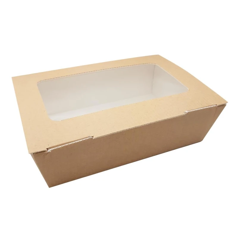 Huhtamaki Taste Large Food to Go Box (with Window) (Pack 180)