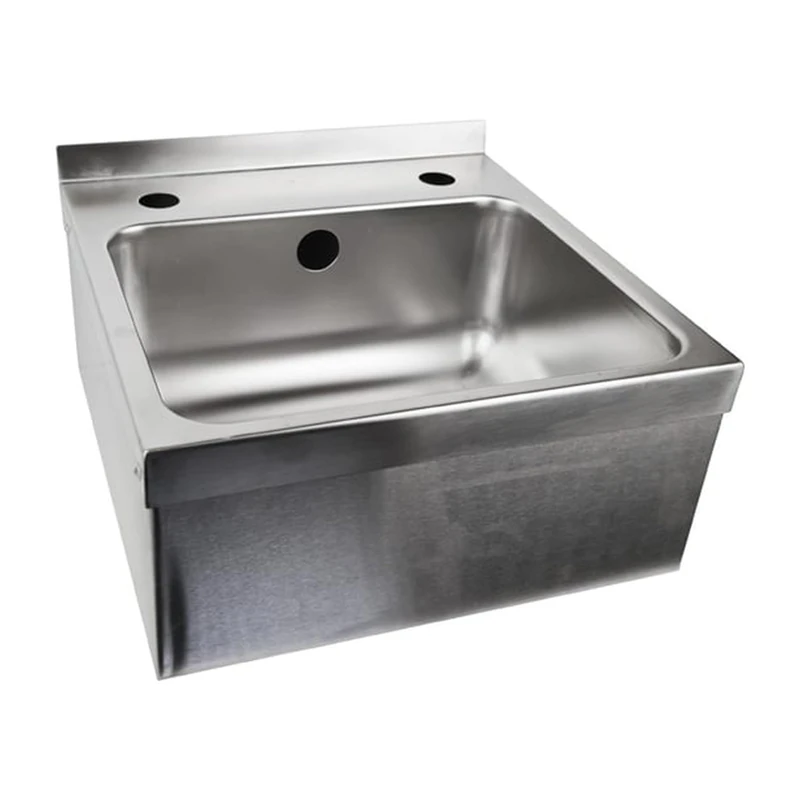 Hydroniks Oxford Hardware Square Wash Hand Basin St/St, 300x300x137mm