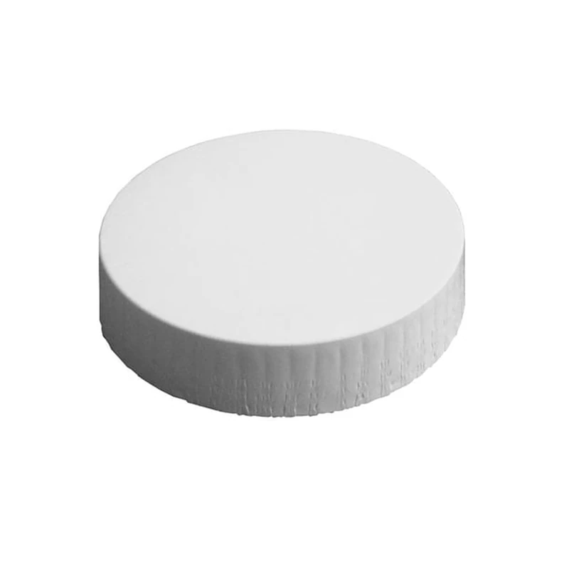 Plain White Paper Glass Cover 80mm (Box 1000)