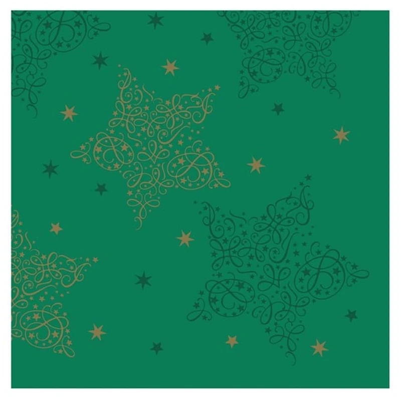 Swantex Lunch Napkin Merry & Bright Pine 2ply 1/4 Fold, 33x33cm (Pack 1000) - Image 1