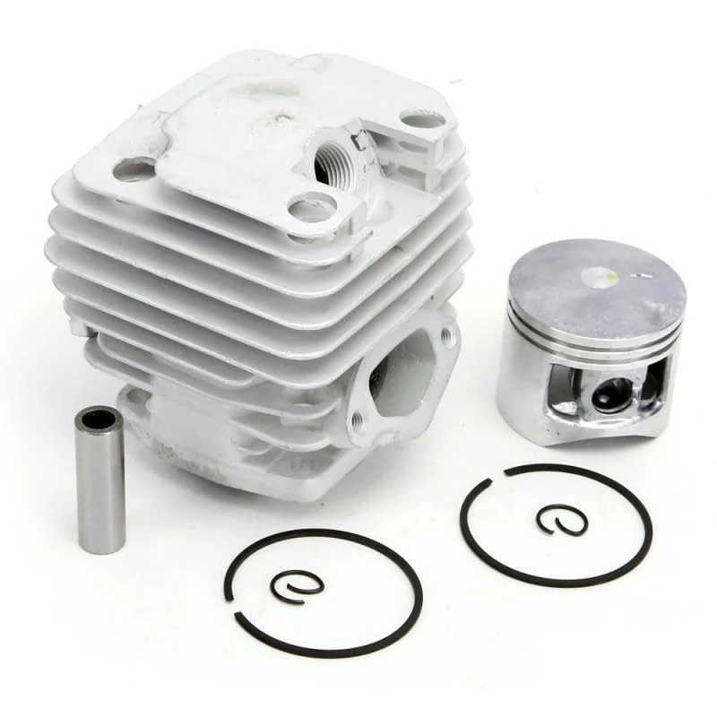 Cylingcolors Cylinder + Piston + Segment Compatible with Chainsaw 4500 Diameter 43 mm