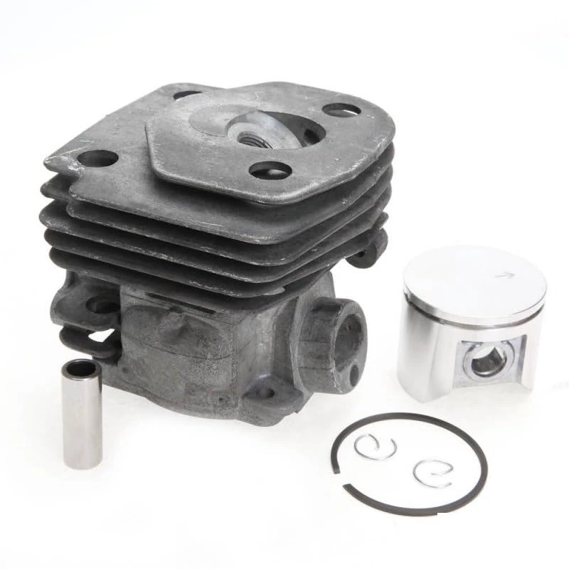 Cylingcolors Cylinder + Piston + Segment Compatible with Husqvarna 357 Chainsaw, 359 Ø 47 mm