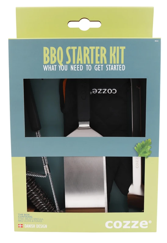 Cozze 4-Piece Stainless Steel Barbecue Cutlery Set