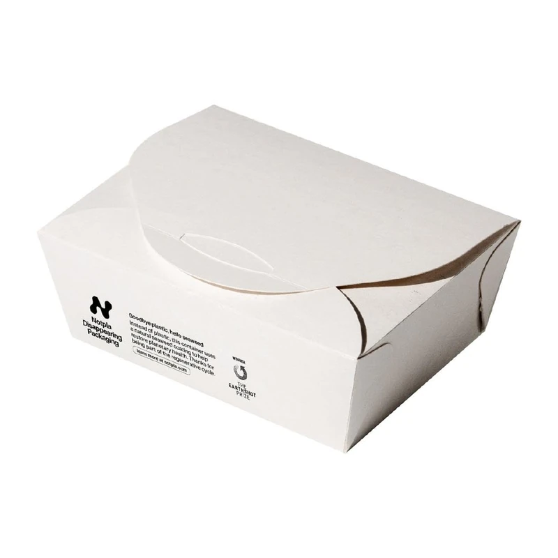 Notpla Box Medium White, 1200ml (Pack 250)