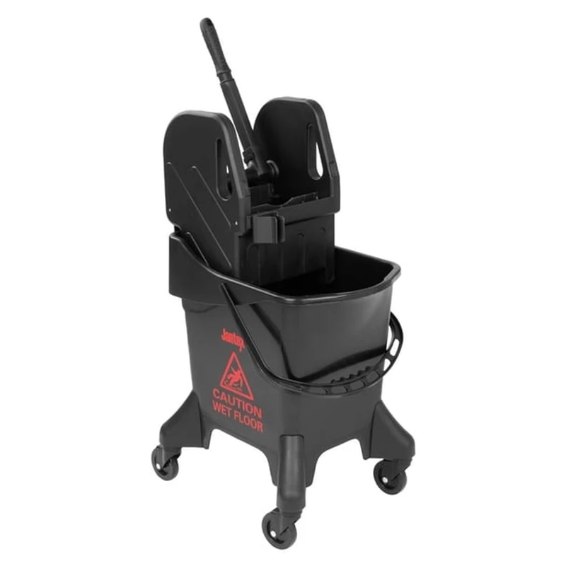 Jantex Tall Mop Bucket & Wringer Red Print, 21 L