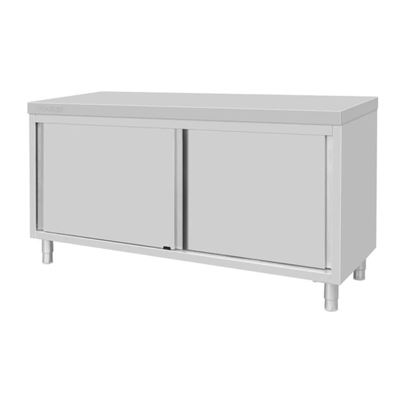 Vogue Standing Floor Cupboard Stainless Steel 900x1800x600mm