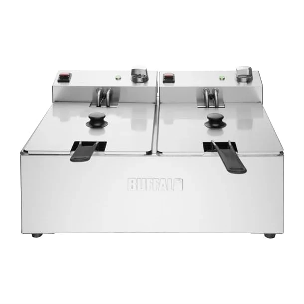 Buffalo Double Electric Fryer, 5Ltr