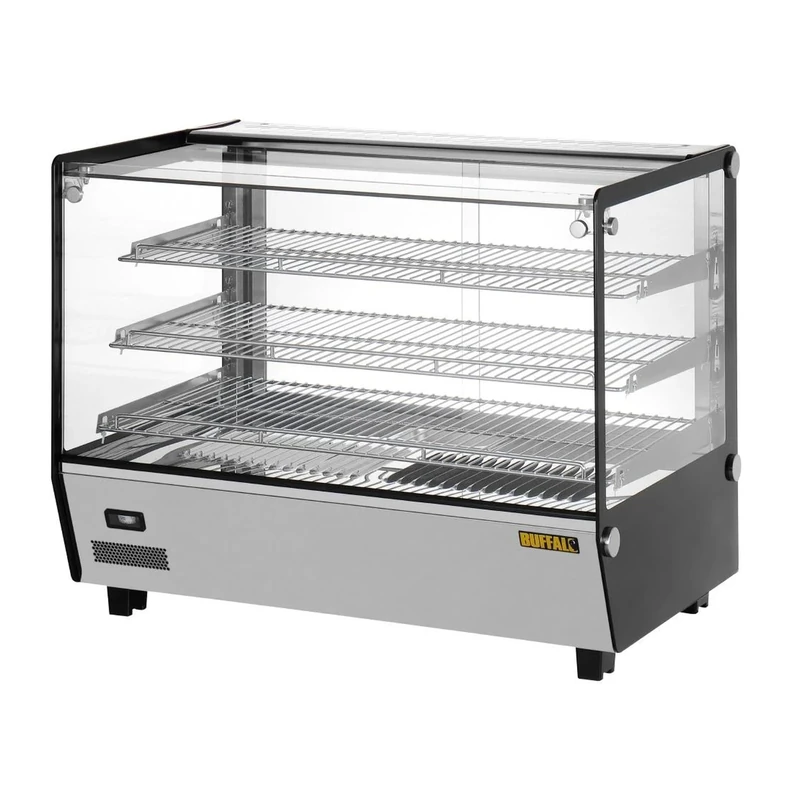 Buffalo Square Countertop Heated Food Display, 160Ltr