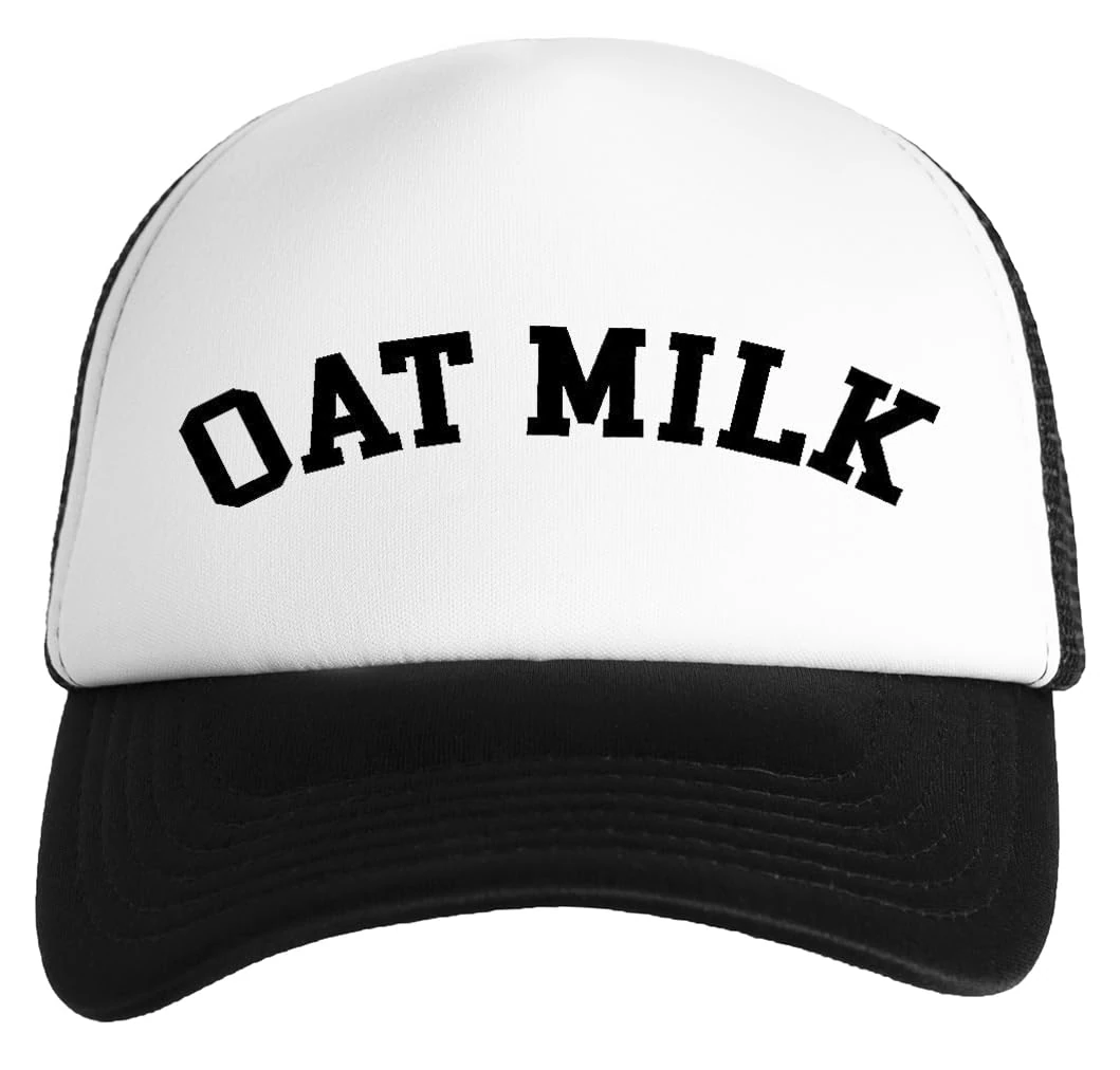 Oat Milk Urban Outfitters Aesthetic White Kids Baseball Cap Unisex Snapback