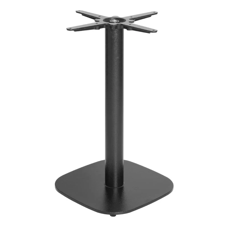 Bolero Black Cast Iron Table Base 720x420mm FU546